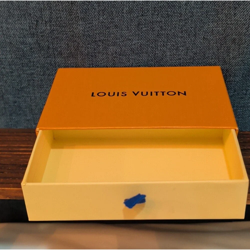 Authentic Louis Vuitton Empty Yellow Drawer Gift Box 5.5x4